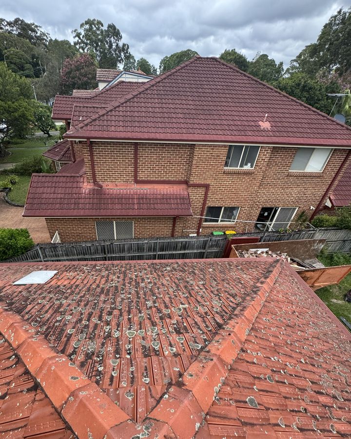 Roof restoration in Northbridge, before
